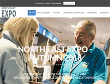 Tablet Screenshot of northeastexpo.co.uk